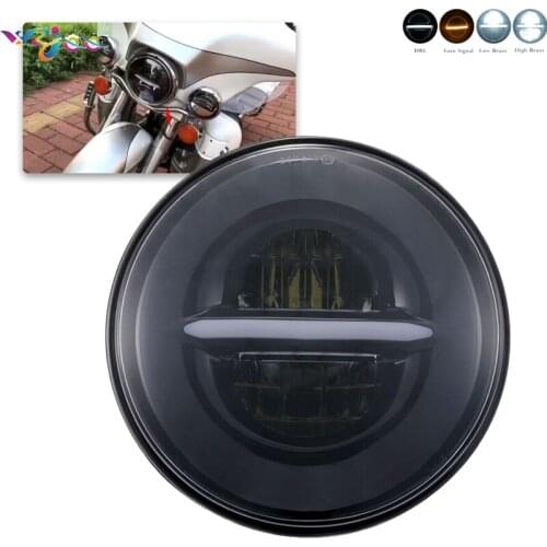 WZJOO 7Inch LED Headlight 50W DRL Turn Signal Lights Motorcycle For Jeep Wrangler Hummer Lada Niva 4X4 New