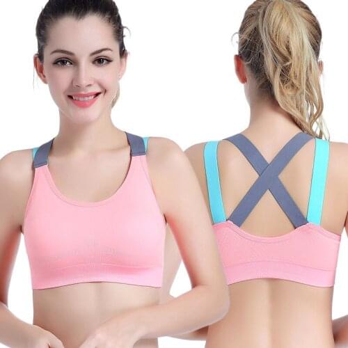 Nothing Steel Ring Nothing Trace Yoga Sleep Run Vest Big Code Shockproof Beautiful Back Sports Bras Underwear Dropshipping