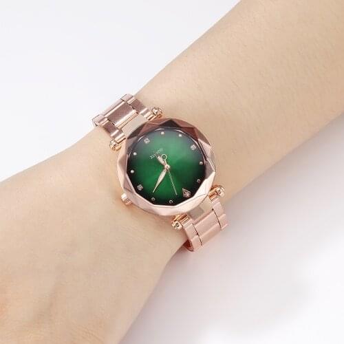 Relogio Feminino Luxury Women Watches Rose Gold Stainless Steel Band Strap Wrist Watch Women Ladies Casual Dress Clock