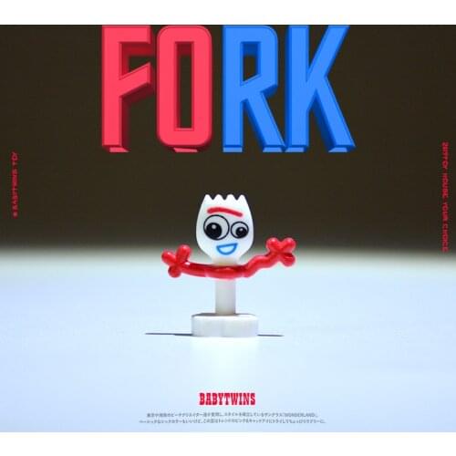 24piece 2.2cm Toy story Fork high quality collection microlandschaft figure toys