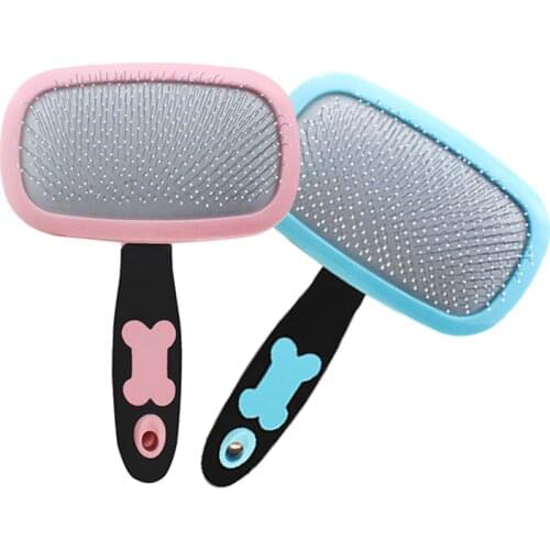 Dog Cat Comb Brush Needle Pet Hair Brush for Puppy Small Dog Double-Sided Hair Remover Pets Beauty Grooming Tool Pet Products