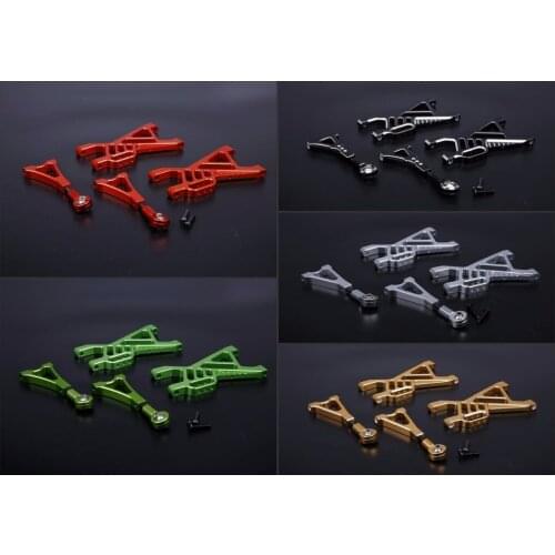 CNC Rear Alloy Suspension Arm Set Fit for 1/5 RC CAR Hpi Rovan KM Baja 5b SS ,Upgrade Parts