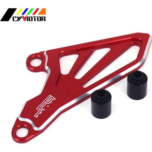 Motorcycle Billet Red Front Chain Sprocket Protector Cover For Honda CR250R CRF250R 04-07 CRF 250R 2002 2003 2008 2009 CRF250X