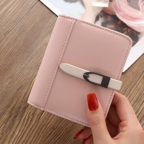 Women Small Wallet Fashion Female Short Drawstring Multifunctional Coin Pocket Casual Multi Card Slots Purse carteras para mujer