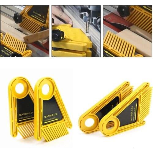 Upgraded Multi-purpose Double Feather Board for Router Table Saws Miter Gauge Slot