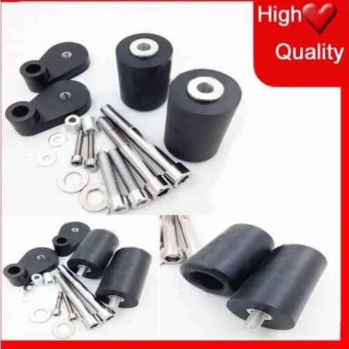 Motorcycle For 2006-2007 Honda CBR 1000RR CBR1000RR CBR 1000 RR Black No Cut Frame Sliders crash Falling protection