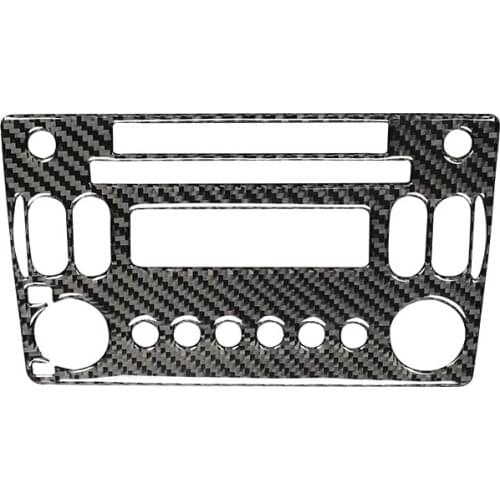 For Nissan 350Z Z33 2003-2009 Carbon Fiber Radio CD Player Control Button Panel Sticker