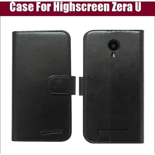 New Arrival High Quality Luxury Flip Leather Phone Case Cover For Highscreen Zera U Case with Card Holder fresh style