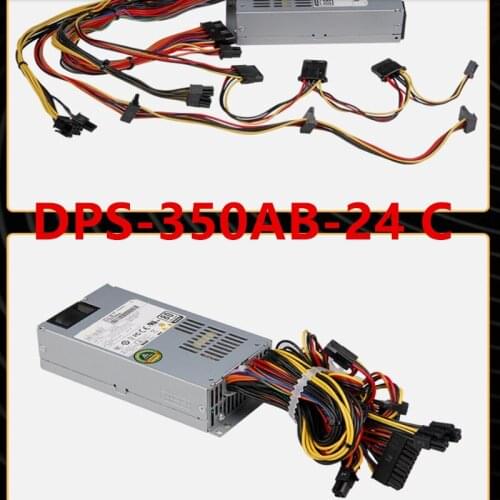 New Original PC PSU For Delta 80plus Bronze Flex Itx Nas Small 1U 350W Power Supply DPS-350AB-24 C