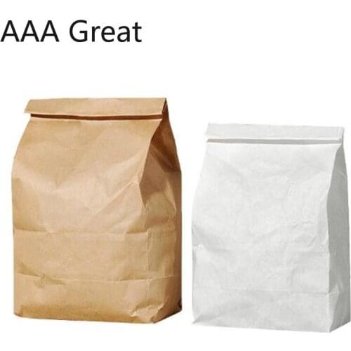 Kraft Paper Bags Food Tea Small Gift Bags Sandwich Bread Bags Party Wedding Supplies Wrapping Takeout Take Out 100Pcs