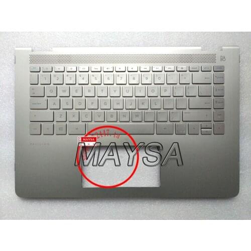 Laptop Palmrest Top Case Cover With US Layout Keyboard For HP X360 14M-BA 14-BA 14-BA046TX 928708-DB1