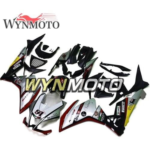 Complete Fairing Kit For Aprilia RSV4 1000 2010 - 2015 11 12 13 14 ABS Injection Plastic Motorcycle Silver Black Bodywork Hulls