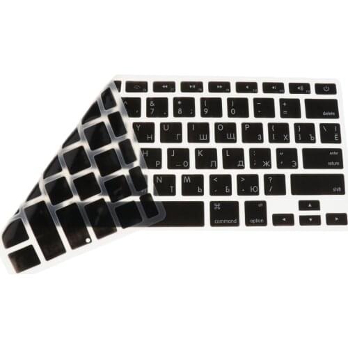 13inch Russian-english Keyboard Keypad Letter Sticker Film Skin For Apple for MacBook Pro Air Keyboard Protective Cover