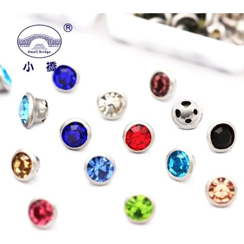 200PCS Mixed Color Rhinestones For Clothing Diy Crafts Glass Round Edging Rhinestone Decorative Crystal Sew On Rhinestone S151