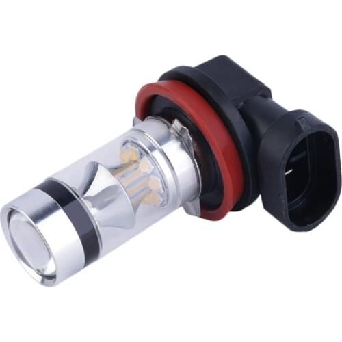Super Bright 100W LED Fog Light 1000LM H11 Car Vehicle Head Light Car Side Wedge Tail Light High Power Lamp Bulb