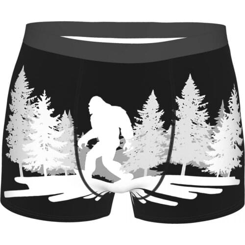 Bigfoot Hide And Seek Abominable Yi DreamWorks Animation Underpants Homme Panties Mens Underwear Print Shorts Boxer Briefs