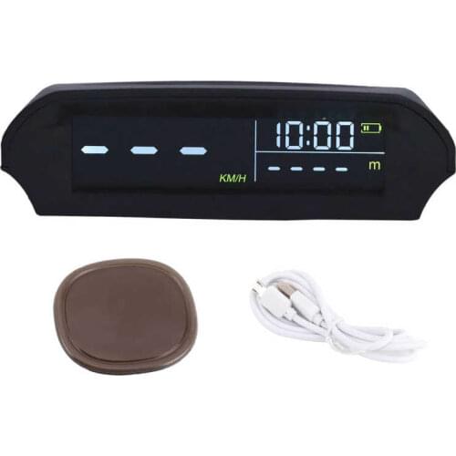 Universal Auto HUD Head UP Display Multifunctional Projector GPS Speedometer Solar Charging