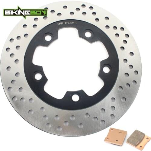 BIKINGBOY Rear Brake Disc Rotor Disk Pads GSXR 600 750 97 98 99 00 01 02 03 GSX-R 1000 00-03 TL 1000 R S 97-01 GSXR 1100 86-88