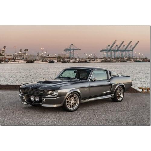 2000 Ford Mustang GT500 Eleanor Car Modular Picture Canvas Prints Painting Wall Art Poster Home For Living Room Decoration Frame