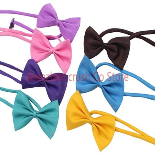 300pcs Dog Pet Bowties Various Pattern Bowknot Adjustable Dog Neck Tie Collars Pet Grooming Supplies
