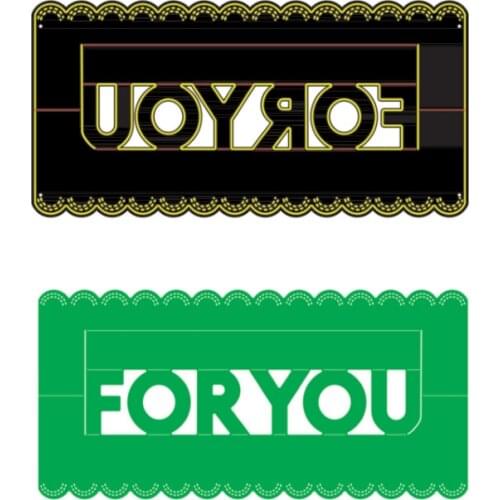 3D Pop UP FOR YOU Greeting Card For Family Friends Gift Card For DIY Scrapbooking Crafts Paper Cards Making 2021 New