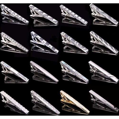 Free shipping, high-end luxury mens business shirt gold tie clip new fashion brand crystal tie clip business ship tie clip