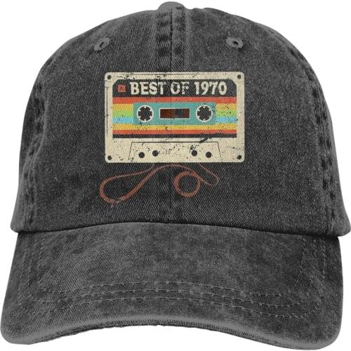 Best Of 1970 Vintage 50th Birthday Baseball Cap Men 50 Years Old Born in 1971 Caps colors Women Summer Snapback Caps