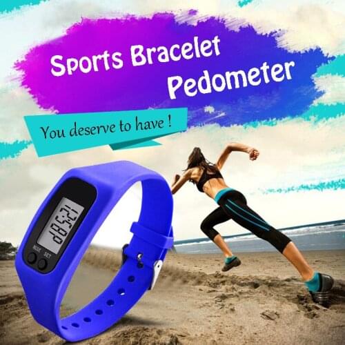 Digital mens watch LCD Watch Walking Distance Sports Stopwatch Run Step Bracelet Pedometer Watches Calorie Counter reloj hombre