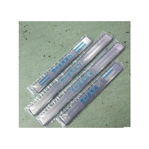 For 2012-2019 sharan Car styling Stainless Steel Door Sill Scuff Plate Car-Styling Car accessories