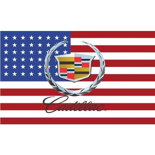 Cadillac racing club car flag