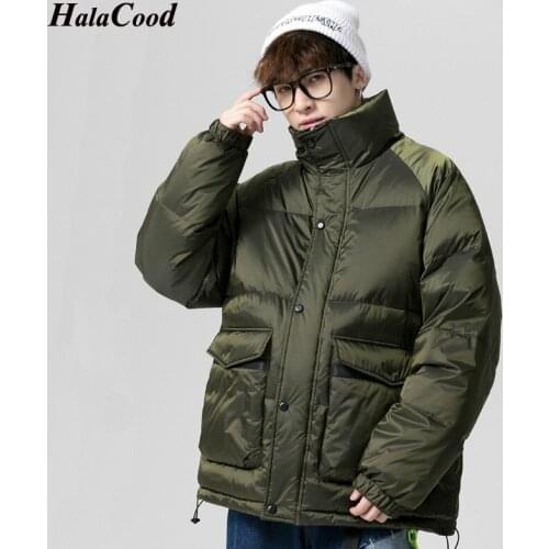 HALACOOD New Fashion Winter Duck Down Jacket Men Parka Men Warm Down Coat Men Thicken Zipper Camouflage Mens Jackets Plus Size
