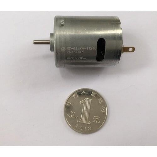 MABUCHI RS-365SH-11240 Micro Motor DC 6V~24V 12V 6000RPM Large Torque Carbon Brush Electric Motor 2.3mm Shaft Round 27.5mm