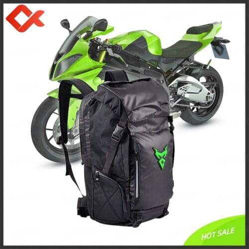 Greenrider Motorcycle Saddlebags MOTOCENTRIC Motorcycle Helmet Backpack Waterproof Motorcycle Tail Bag Trunk sacoche moto