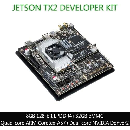NVIDIA Jetson TX2 Development Kit, 8 GB 128 bit LPDDR4 32 GB eMMC, the AI Solution for Autonomous Machines