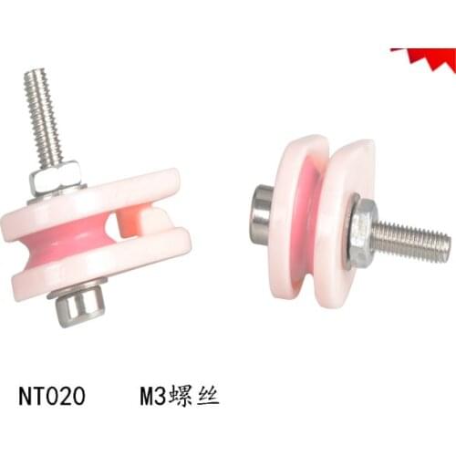 NT020 anti-jumper V-shaped ceramic wire wheel Winding machine anti-jumper M3 screw anti-jumper