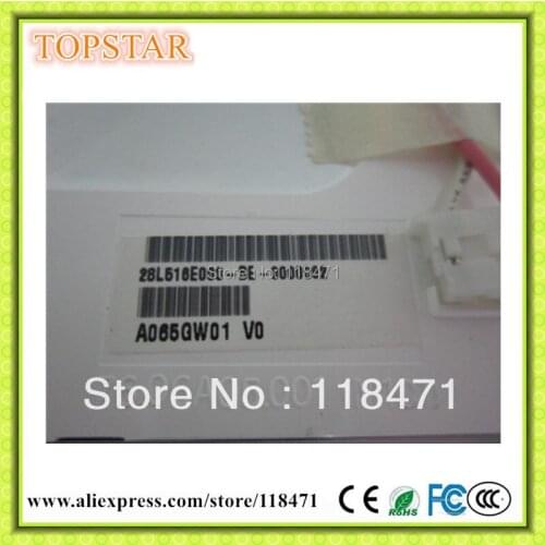 Original grade A A065GW01 V0 AUO 6.5" LCD Panel For Car DVD GPS 12 months warranty