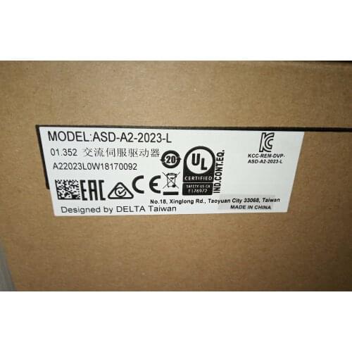 Original Delta A2 AC Servo Driver ASD-A2-2023-L 2KW Servo controller