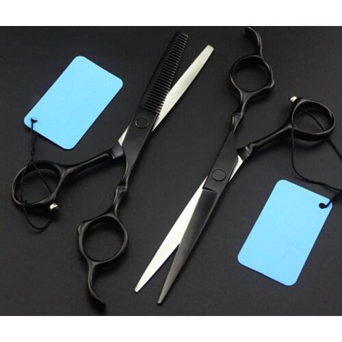 Professional Japan steel 6 '' bamboo hair scissors haircut cutting barber makas scissor thinning shears hairdressing scissors