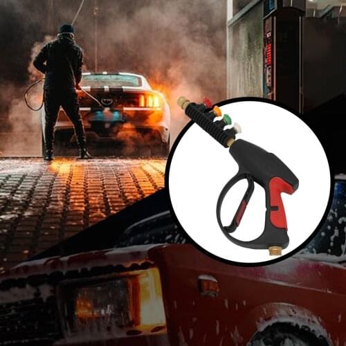 4000PSI High Pressure Wash Sprayer with 4 Nozzle Tips Adjustable Spraying Car Washing