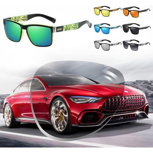 Fashion Wrap Square Frame Retro Decorative Motion Polarized Sunglasses Women Men Versatile Pattern Frame Sunglasses For Adults