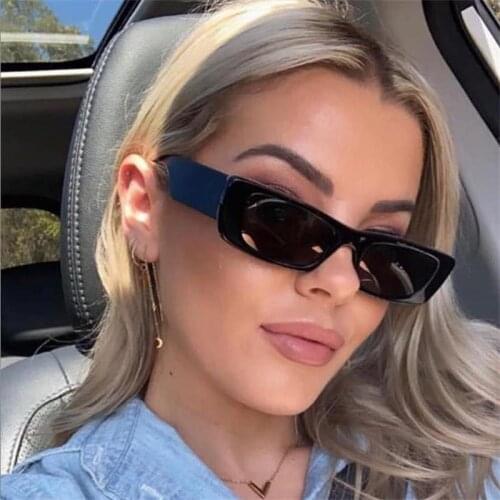 New Rectangle Sunglasses Women Eyewear Vintage Eyeglasses Anti-UV Sun Glasses Female Shades Oculos De Sol