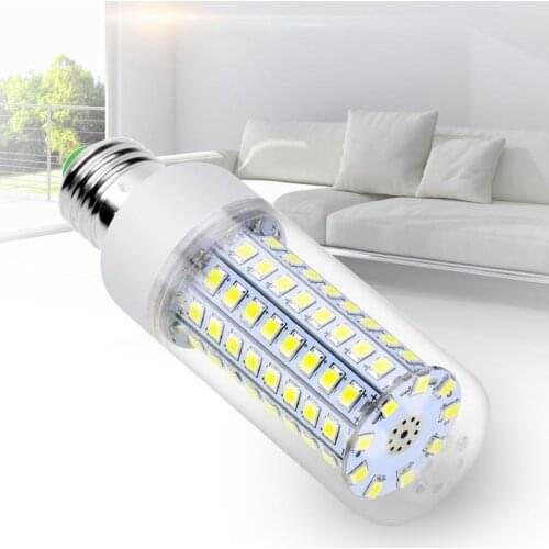 5Pcs/Lot E27 LED Lamp Corn Bulb SMD 5730 220V 24 72LEDs Cool Light Chandelier Candle LED Light For Home Decoration
