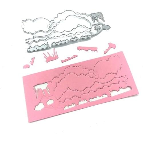 Julyarts Cloud Lawn Die Cuts for Card Making Metal Cutting Dies For DIY Scrapbooking Embossing Paper Card Photo Album Making