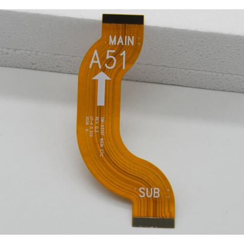 High quality For Samsung Galaxy A51 A515 A515F Motherboard Main board Connector LCD Display Flex Cable Repair Parts