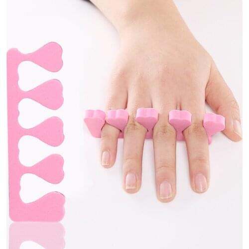 1PC Soft Foam Sponge Finger Toe Separator Manicure For DIY Nail Art Salon Tools Feet Care Manicure Pedicure Tools