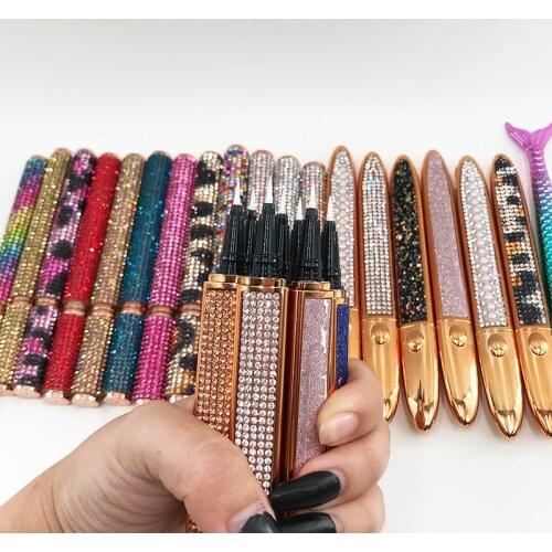 10/20/100pcs Magic Self-adhesive Eyeliner Pen Glue-free Magnetic-free For False Eyelash Waterproof No Blooming Eye Liner Pencil