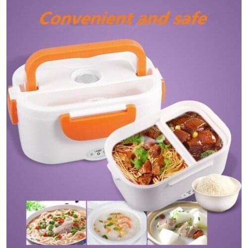 220v Portable Lunch Box Electric Heating Food Container Food Warmer Heater Rice Bento Dinnerware Sets For Home Car Office School