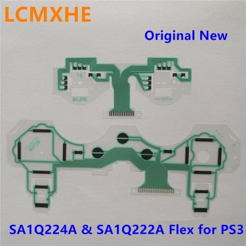 4pc=2pair SA1Q224A + SA1Q22A Ribbon Circuit Board PCB Contact Pad flex cable for PS3 wireless Controller Repair Replacement