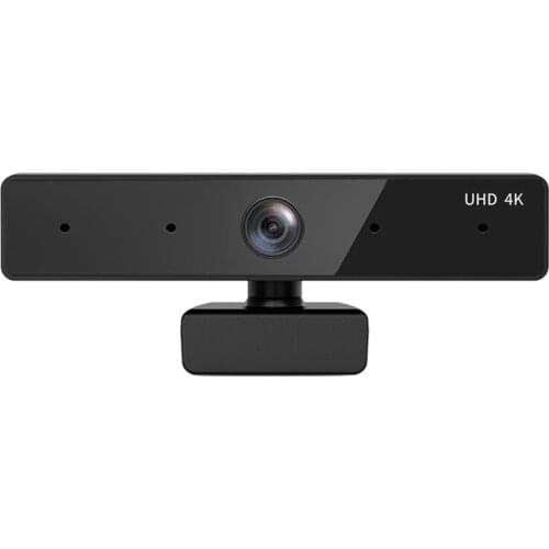 4K 30Fps Ultra-High-Definition Webcam Super Wide-Angle Field Of View Computer Camera with Noise Reduction Microphone