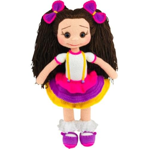 Amigurumi Organic Mesh Toy Girl Baby